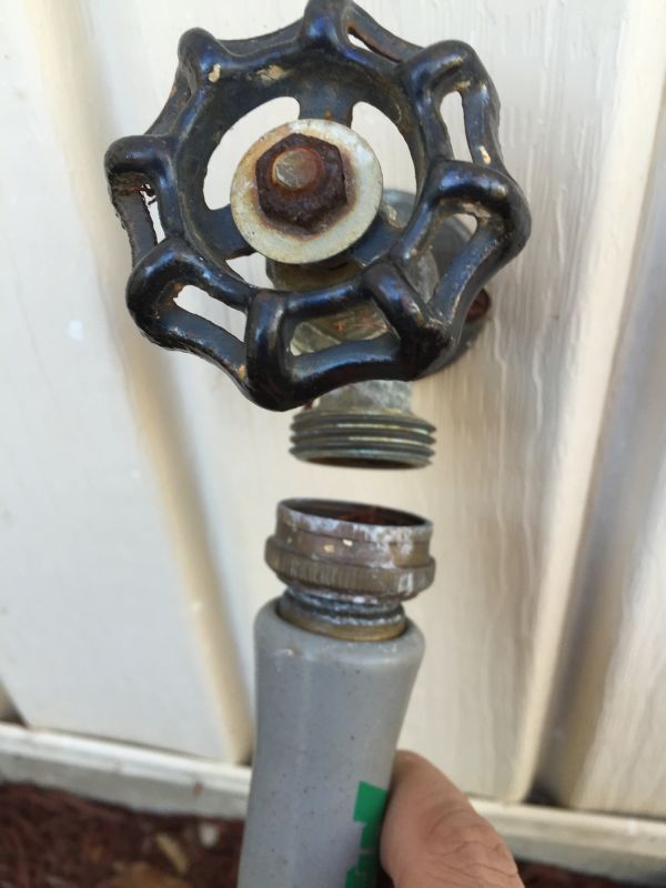 Outdoor Faucet Plumbing